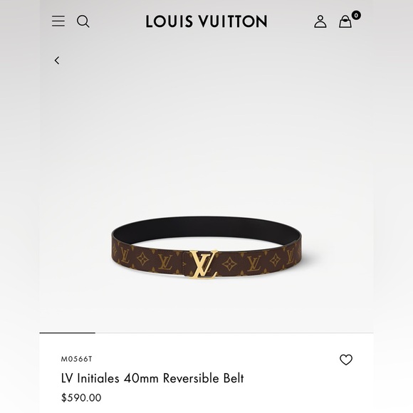 COPY - Louis Vuitton Reversible Belt AUTHENTIC - Picture 7 of 7